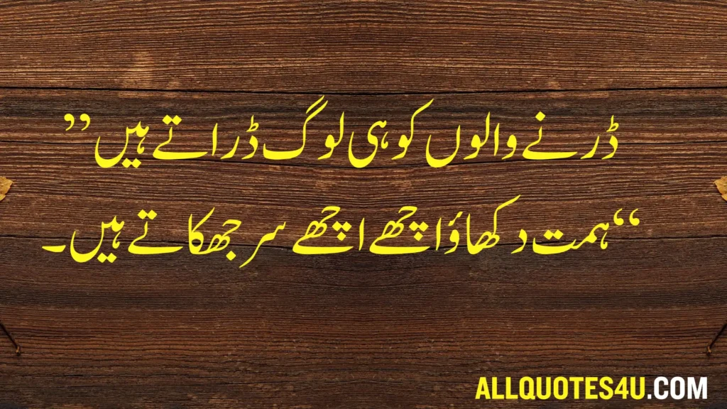 inspiration urdu quotes