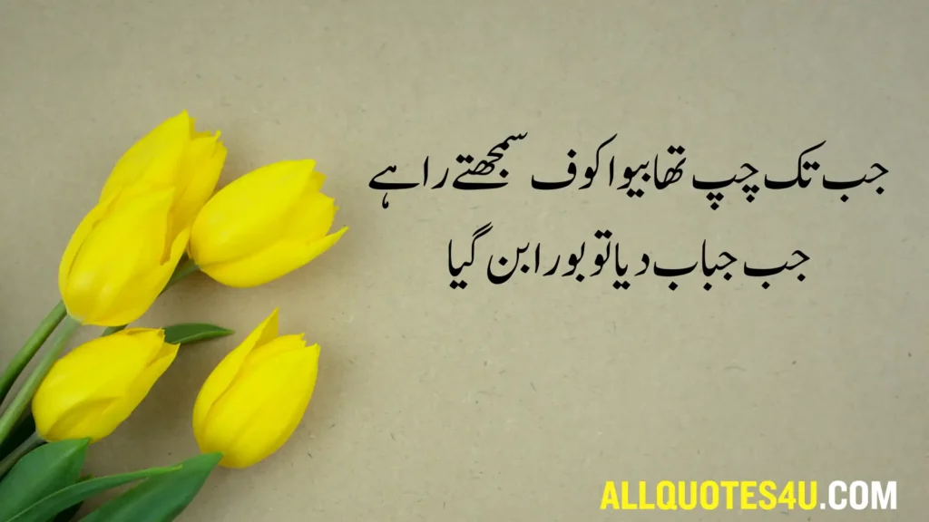 positive attitude quotes in urdu